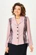 Костюм с юбкой 24146 пудра + черный AIRA style фото 5