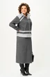 Костюм с юбкой 24153 графит AIRA style фото 4