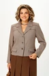 Костюм с юбкой 24154 коричневый  AIRA style фото 4