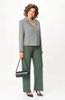 Костюм брючный 24240 серо-зеленый AIRA style фото 4