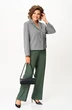 Костюм брючный 24240 серо-зеленый AIRA style фото 3