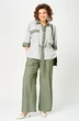 Костюм брючный 24254 зеленый AIRA style