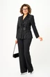 Костюм брючный 24259А черный  AIRA style фото 3