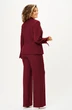 Костюм брючный 24264 винный AIRA style фото 2