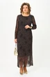 Платье 24430 горький шоколад AIRA style фото 5