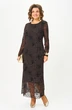 Платье 24430 горький шоколад AIRA style фото 3