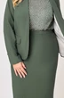 Костюм с юбкой 1212 олива ALANI