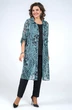 Костюм брючный 2153 бирюза ALANI