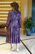 Платье 2380 бордо с напылением ALANI