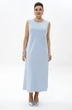 Костюм с платьем 2429 голубой ALANI фото 4