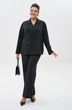 Костюм брючный 2437 черный ALANI