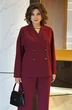 Костюм брючный 2437 бордо ALANI фото 3
