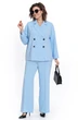 Костюм брючный 2437 голубой ALANI