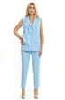 Костюм брючный 2478 голубой ALANI