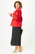 Костюм с юбкой 2509 красный + черный ALANI фото 3