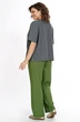 Костюм брючный 2522 серый + зеленый ALANI фото 2