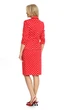 Костюм с юбкой 2533 красный ALANI фото 2