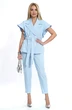 Костюм брючный 2541 голубой ALANI