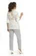 Костюм брючный 2554 молоко + серый ALANI фото 2
