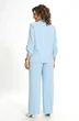 Костюм брючный 2555 голубой ALANI фото 2