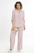 Костюм брючный 2555 пудра ALANI