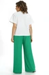 Костюм брючный 2560 молоко + зеленый ALANI фото 2