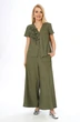 Костюм брючный 2566 олива ALANI фото 3