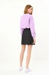 Костюм с юбкой 1013А фиолетовый ALLURE фото 2