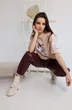 Брюки 5158 вишня Amori