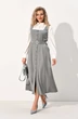 Сарафан+блузка 1064-1 серый AMUAR фото 4
