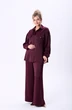 Костюм брючный 1089 винный AMUAR
