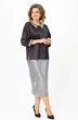 Юбка 1023-25 серый ANDINA CITY
