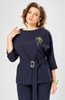 Блузка 5049-25 синий ANDINA CITY