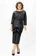 Юбка 1024-25 черный ANDINA CITY фото 3