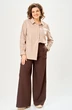 Брюки 2033-26 коричневый ANDINA CITY