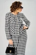 Жакет 4022-26 черный + белый ANDINA CITY фото 5
