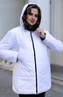 Куртка 7009-24 черный + белый ANDINA CITY