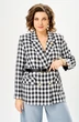 Жакет 4021-26 черный + белый ANDINA CITY