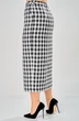 Юбка 1026-26 черный + белый ANDINA CITY фото 2