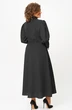 Платье 8039-25 черный в горох ANDINA CITY фото 2