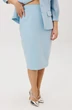 Костюм с юбкой 6123-2 голубой ANIDEN фото 5