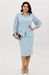 Костюм с юбкой 6123-2 голубой ANIDEN фото 3