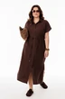 Платье 724-1 коричневый ANIDEN