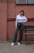Брюки 9040 серо-зеленый ARISHA