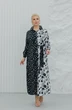 Платье 2504 черно-белый ASV