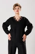 Джемпер 004 черный AVA fashion