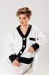 Костюм с юбкой 023 белый AVA fashion