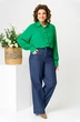 Рубашка 113 зеленый AVA fashion