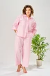 Костюм брючный 201 розовый AVA fashion