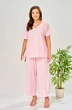 Костюм брючный 205 розовый AVA fashion